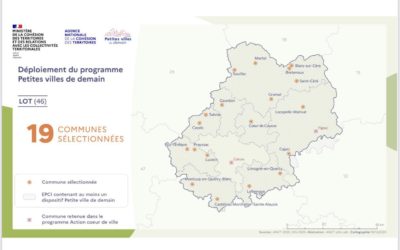 19 communes lotoises lauréates du programme « Petites villes de demain » !
