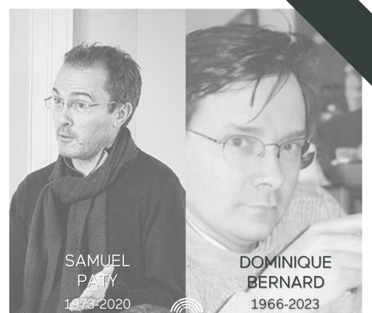 Hommage à Dominique Bernard et Samuel Paty